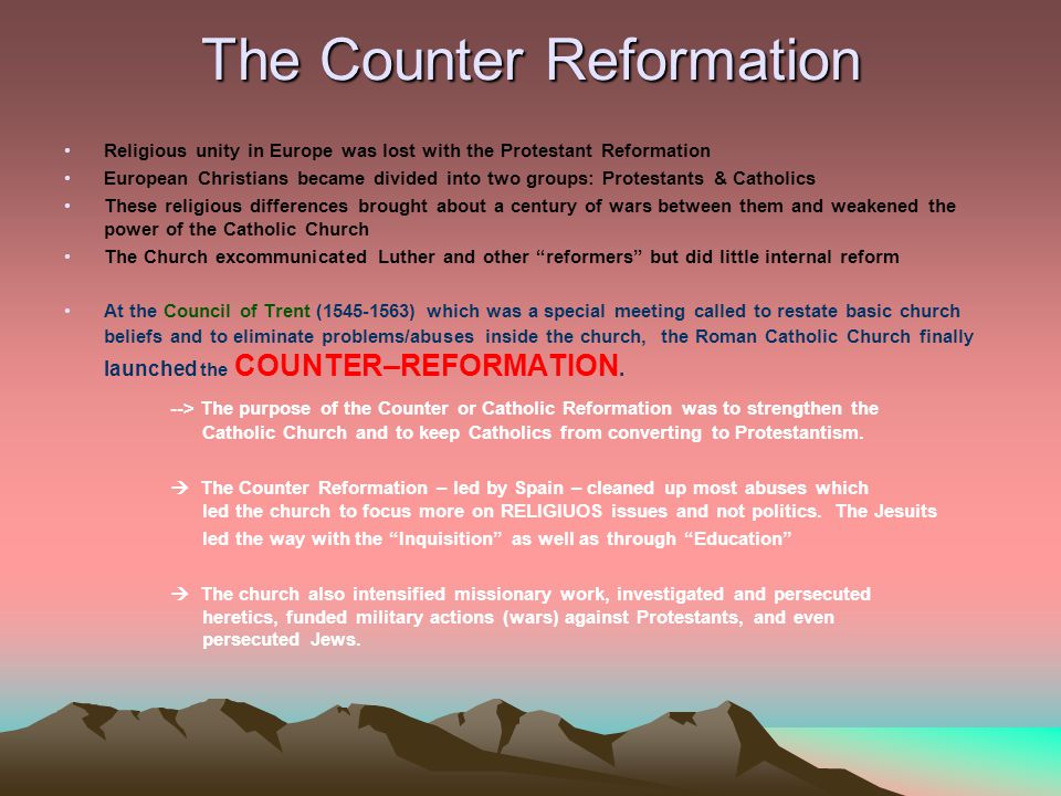 counter reformation summary